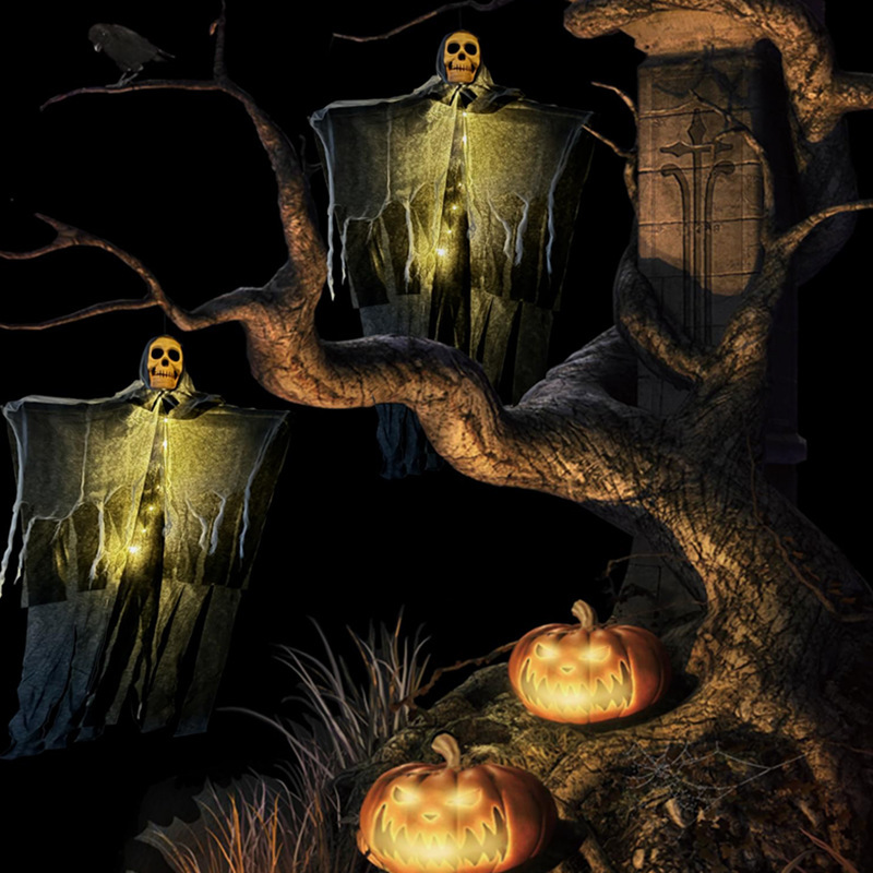 Halloween Decorations Horror Hanging Ghost Skull Skeleton Prop 4 Halloween Decorations Horror Hanging Ghost Skull Skeleton Prop - Image 4