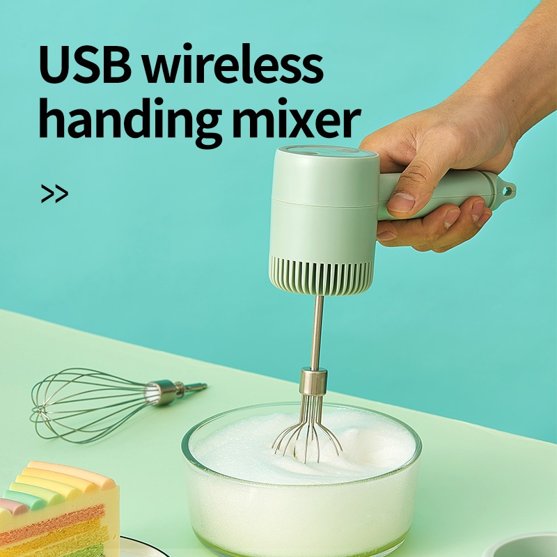 Mini Rechargeable Wireless Egg Beater 8 Mini Rechargeable Wireless Egg Beater - Image 8