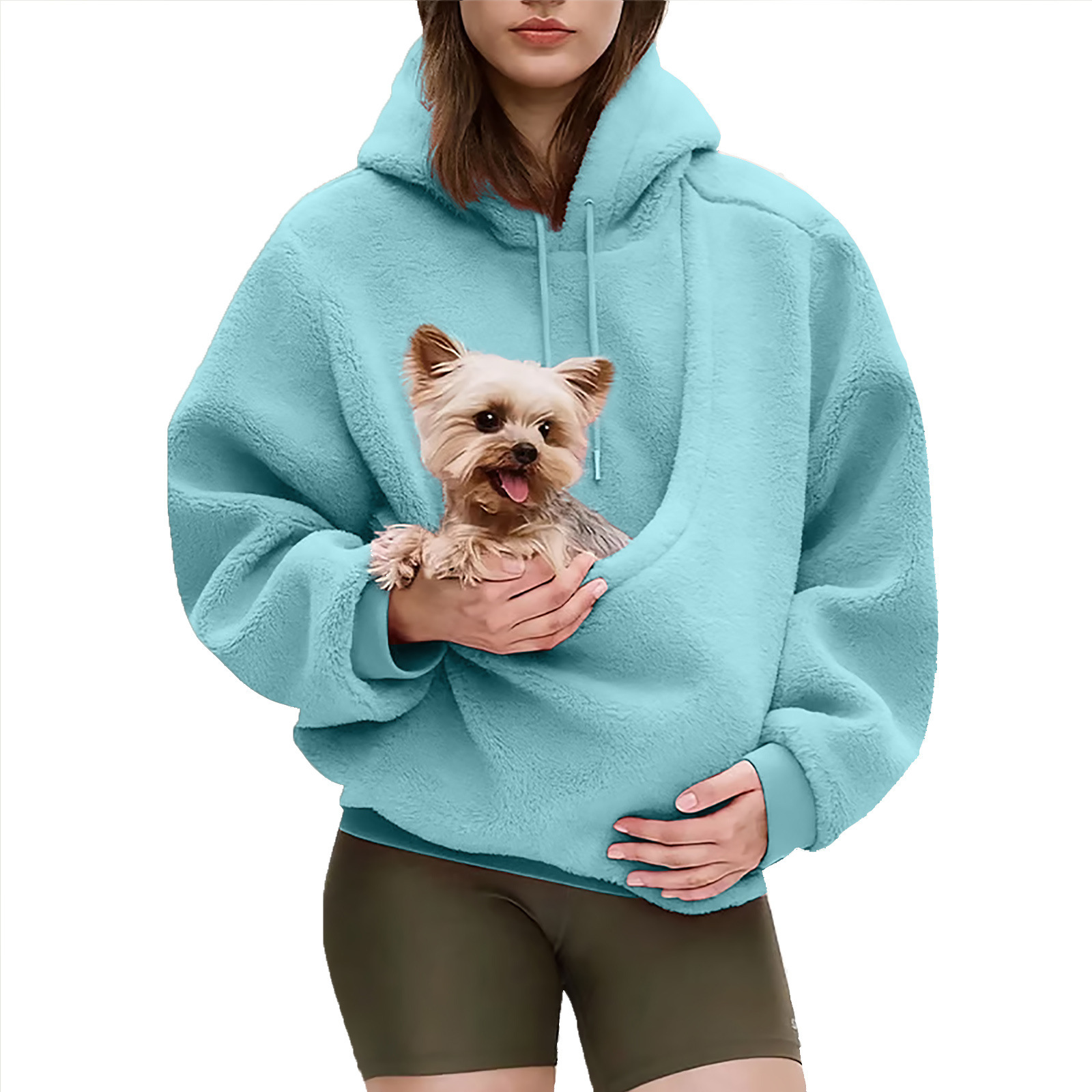 Kangaroo Pet Holder Carrier Big Pouch Hoodie 9 Kangaroo Pet Holder Carrier Big Pouch Hoodie - Image 9