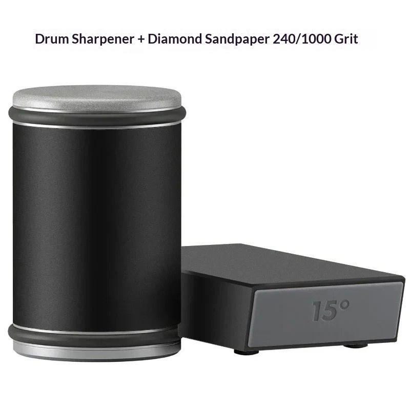 Rolling Knife Sharpener Double Sided Diamond Sharpening Stone 6 Rolling Knife Sharpener Double Sided Diamond Sharpening Stone - Image 6