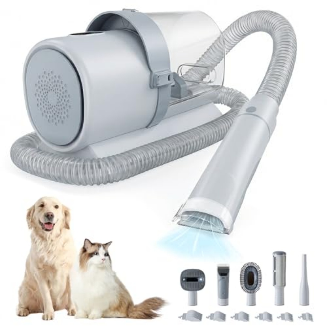 Dog Grooming Clippers With 2.5L Cup, 3 Suction Modes, Cordless Clippers, 5 Groomer Tools 1 Dog Grooming Clippers With 2.5L Cup, 3 Suction Modes, Cordless Clippers, 5 Groomer Tools