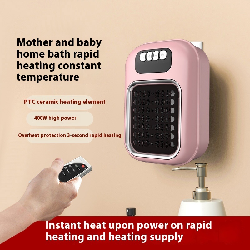 Wall Mounted Portable Small Electric Heater With Remote Control 4 Wall Mounted Portable Small Electric Heater With Remote Control - Image 4