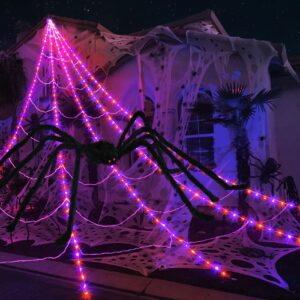 Halloween Spiderweb LED Triangle Light