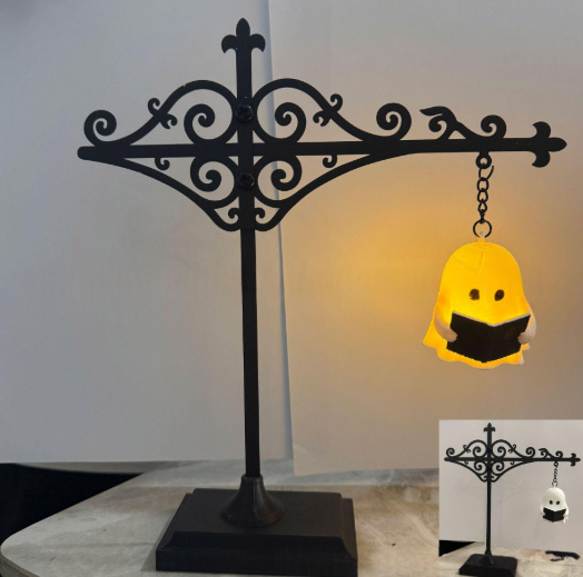 LED Bookshelf Lamp Lantern Style For Halloween 3 LED Bookshelf Lamp Lantern Style For Halloween - Image 3