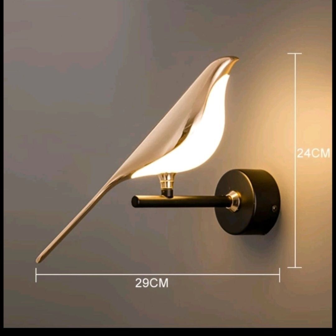 Golden Bird LED Wall Lights 8 Golden Bird LED Wall Lights - Image 8