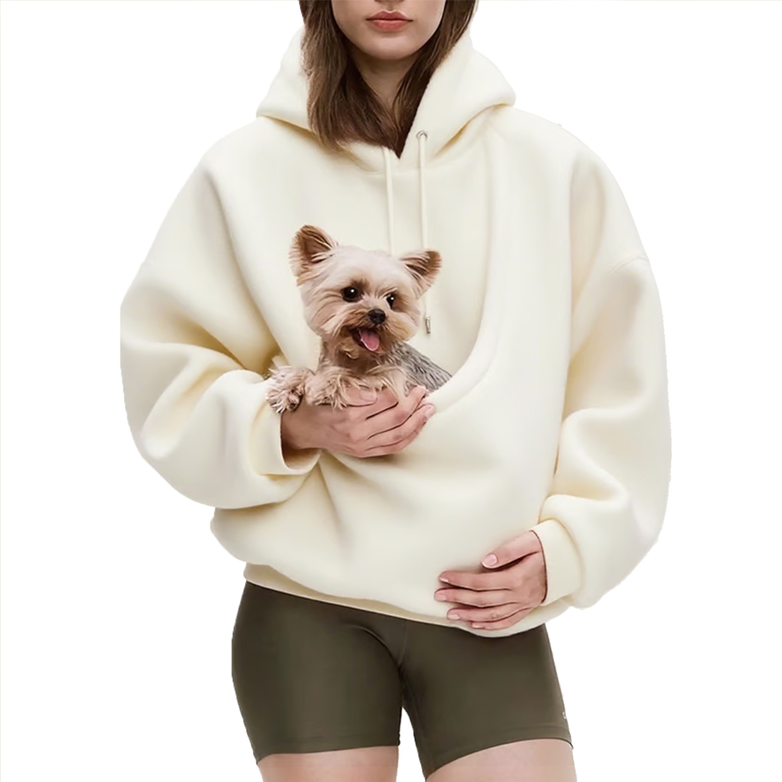 Kangaroo Pet Holder Carrier Big Pouch Hoodie 6 Kangaroo Pet Holder Carrier Big Pouch Hoodie - Image 6