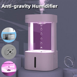 Anti-gravity Water Drop Humidifier With 580ML Water Tank