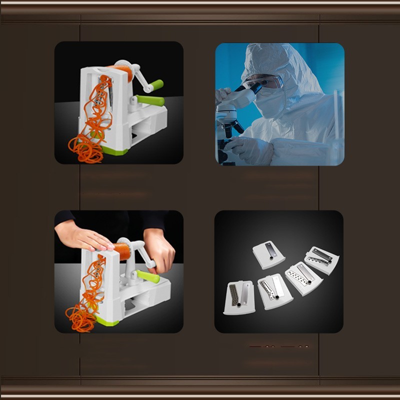 Manual Multi-Functional Vegetable Cutter Slicer 4 Manual Multi-Functional Vegetable Cutter Slicer - Image 4