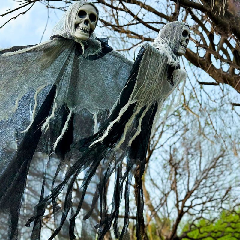 Halloween Decorations Horror Hanging Ghost Skull Skeleton Prop 6 Halloween Decorations Horror Hanging Ghost Skull Skeleton Prop - Image 6