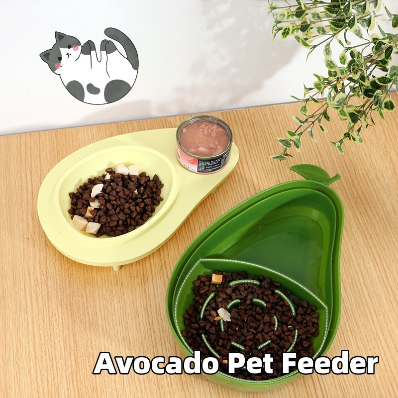 Avocado Pet Automatic Feeder Bowl 690ml Container 1 Avocado Pet Automatic Feeder Bowl 690ml Container