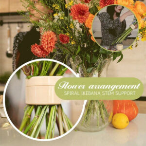 Vase Spiral Stem Bracket, Flower Arrangement Tool