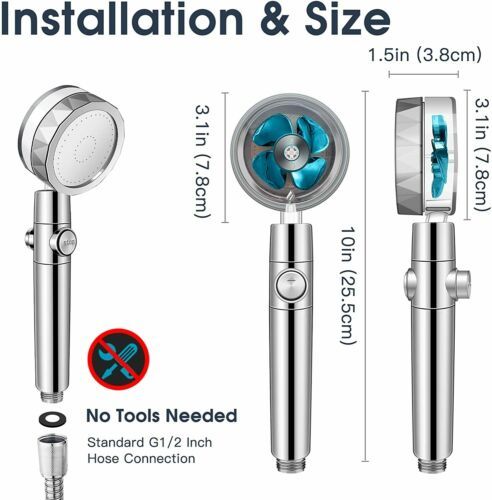 Minimalist Mini Fan Shower Nozzle 10 Minimalist Mini Fan Shower Nozzle - Image 10