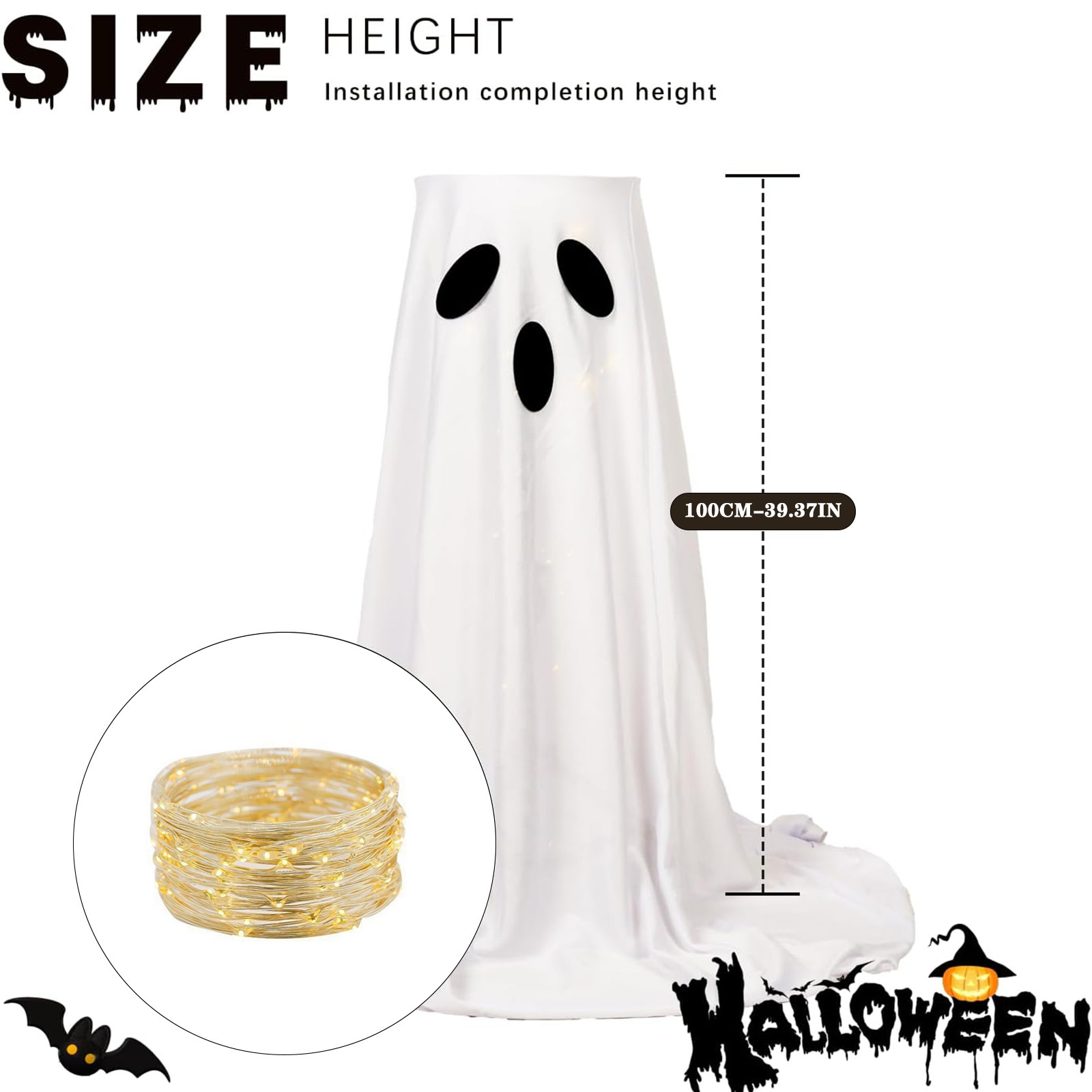 Halloween Ghost Candy Bowl Rack 5 Halloween Ghost Candy Bowl Rack - Image 5