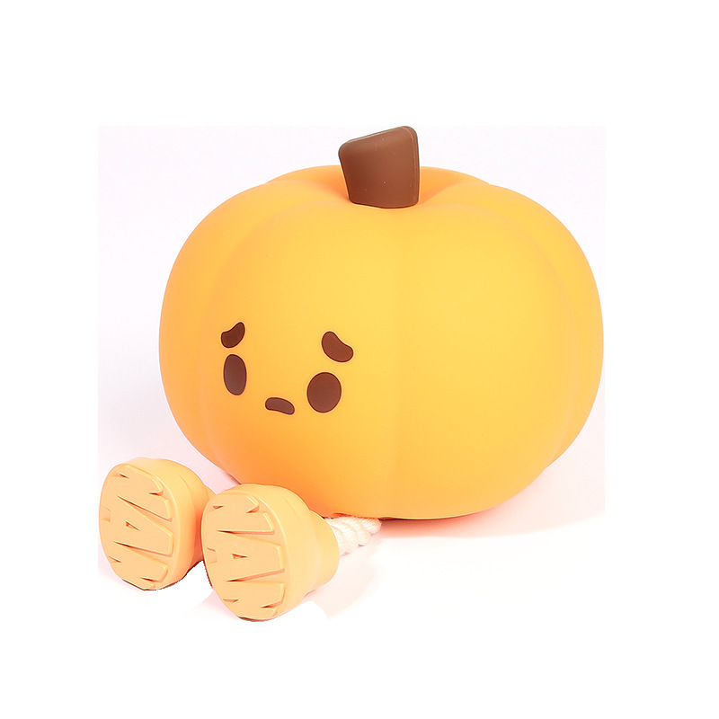 Soft Silicone Lamp Touch Dimmable Rechargeable Halloween Pumpkin Night Light 7 Soft Silicone Lamp Touch Dimmable Rechargeable Halloween Pumpkin Night Light - Image 7