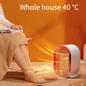Ceramic Heating Warm Air Blower Desktop Electric Heater Mini Portable Fan Heater 220V PTC