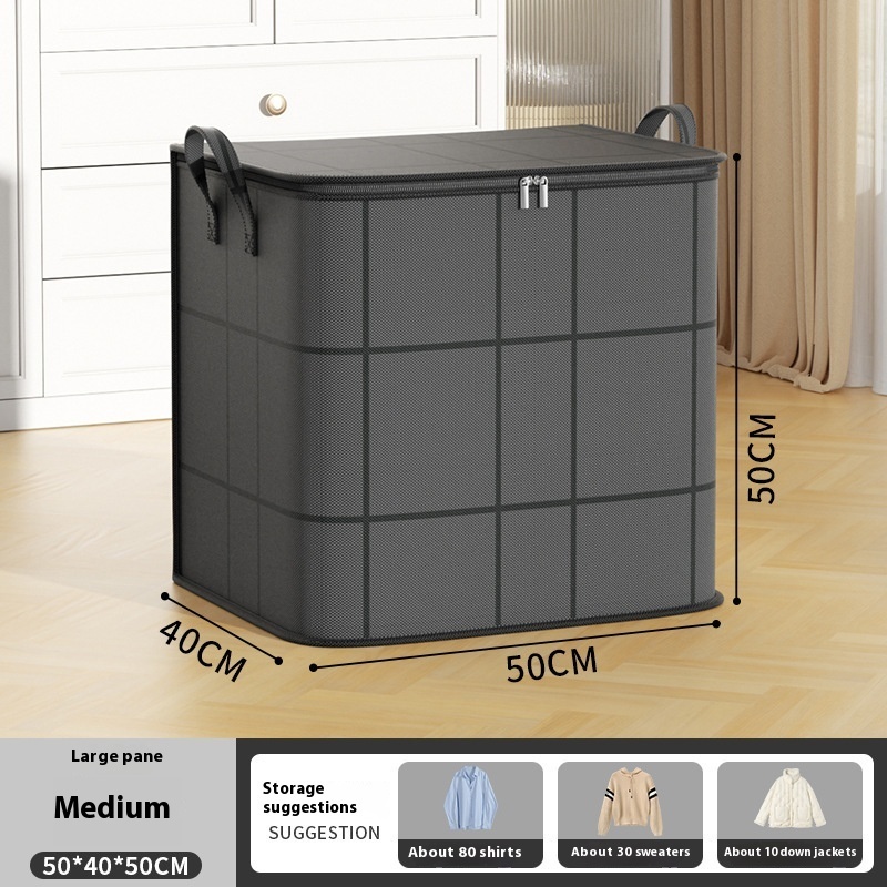 Foldable Clothes Storage Bag Large Capacity Organizer 9 Foldable Clothes Storage Bag Large Capacity Organizer - Image 9