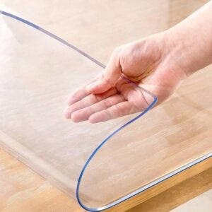 Waterproof Heavy Duty PVC Clear Table Protector Mat -1.5mm Thickness