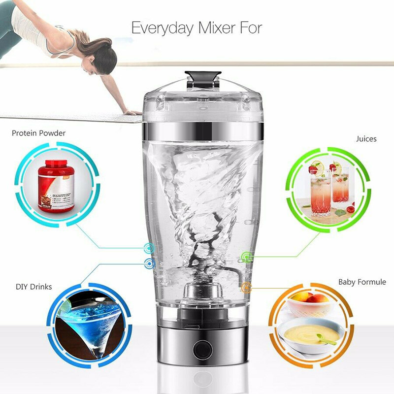 USB Electric Protein Shake Stirrer Cup 5 USB Electric Protein Shake Stirrer Cup - Image 5
