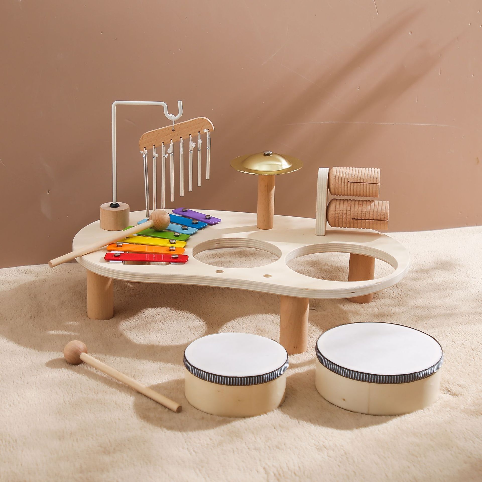 Baby Educational Toys Wooden Aeolian Bells 7 Baby Educational Toys Wooden Aeolian Bells - Image 7