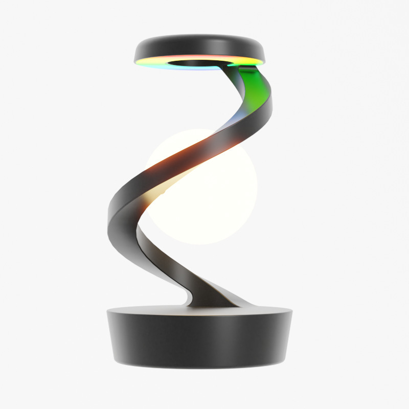 Rotating Moon Desk Lamp With Phone Wireless Charging Sensor 10 Rotating Moon Desk Lamp With Phone Wireless Charging Sensor - Image 10