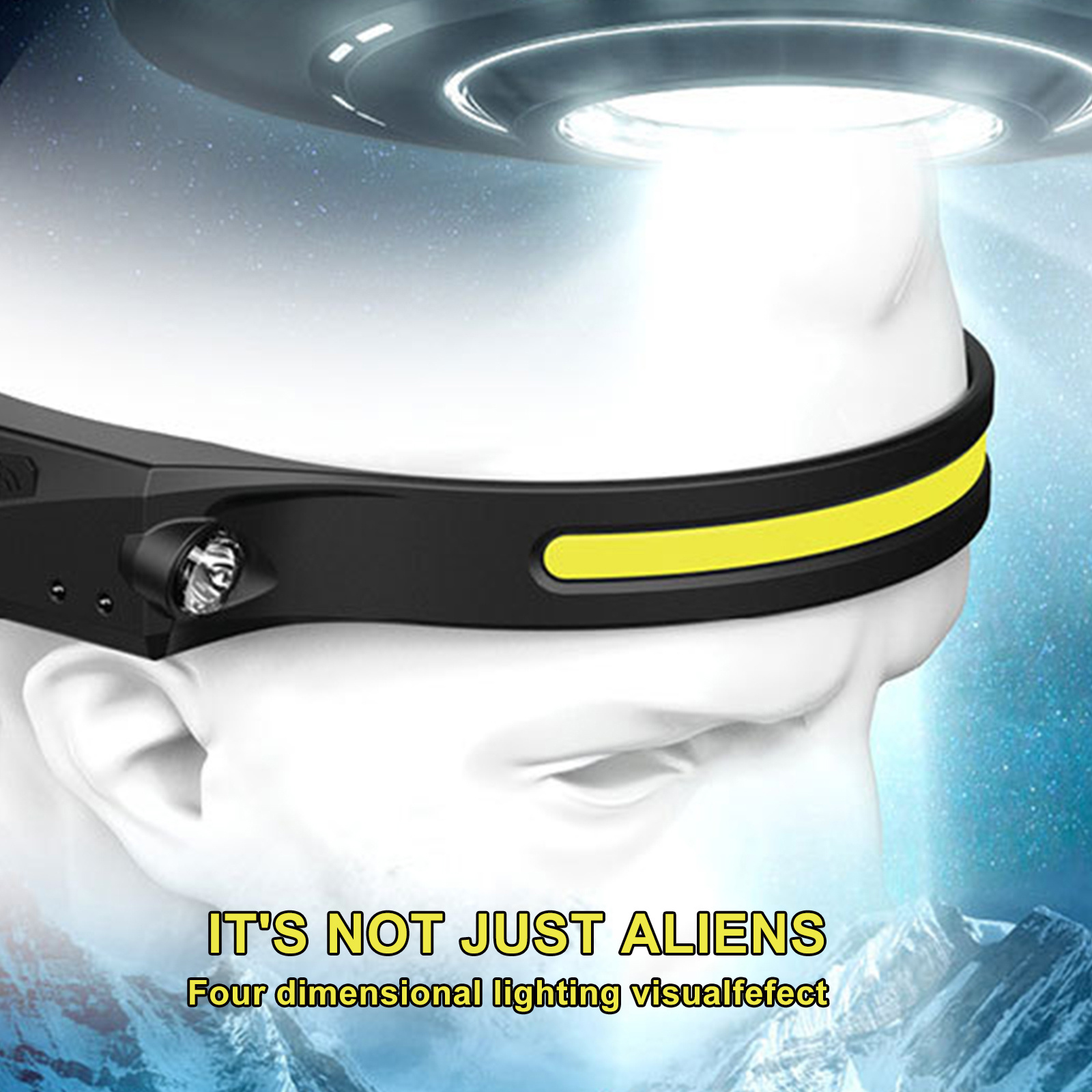 USB Rechargeable Waterproof LED Induction Riding Headlamp 3 USB Rechargeable Waterproof LED Induction Riding Headlamp - Image 3