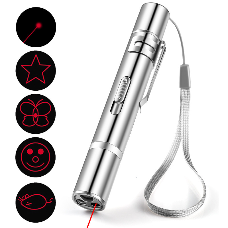 Laser Pointer Cat Toy, LED Light Pointer, 5 Modes Laser Projection USB Recharge 5 Laser Pointer Cat Toy, LED Light Pointer, 5 Modes Laser Projection USB Recharge - Image 5