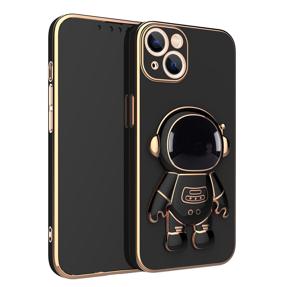3D Astronaut Phone Case Anti-Drop Electroplating Bracket 6 3D Astronaut Phone Case Anti-Drop Electroplating Bracket - Image 6
