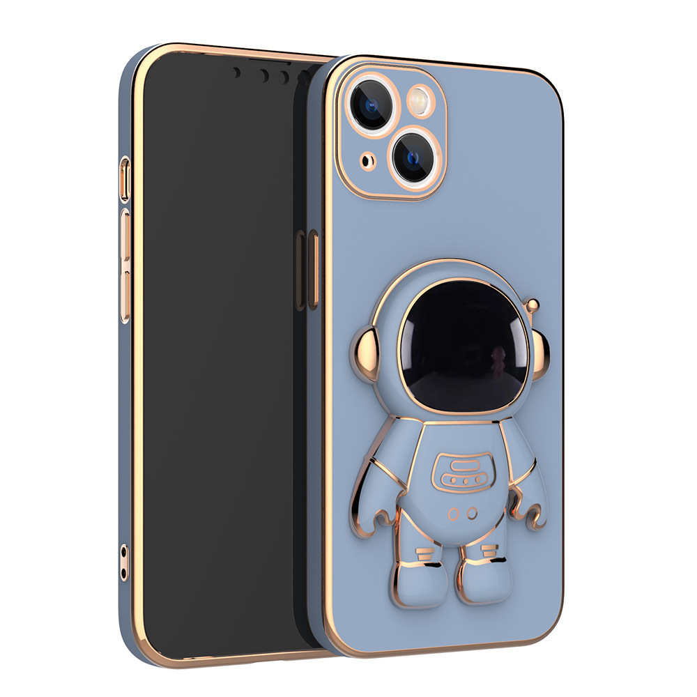 3D Astronaut Phone Case Anti-Drop Electroplating Bracket 5 3D Astronaut Phone Case Anti-Drop Electroplating Bracket - Image 5
