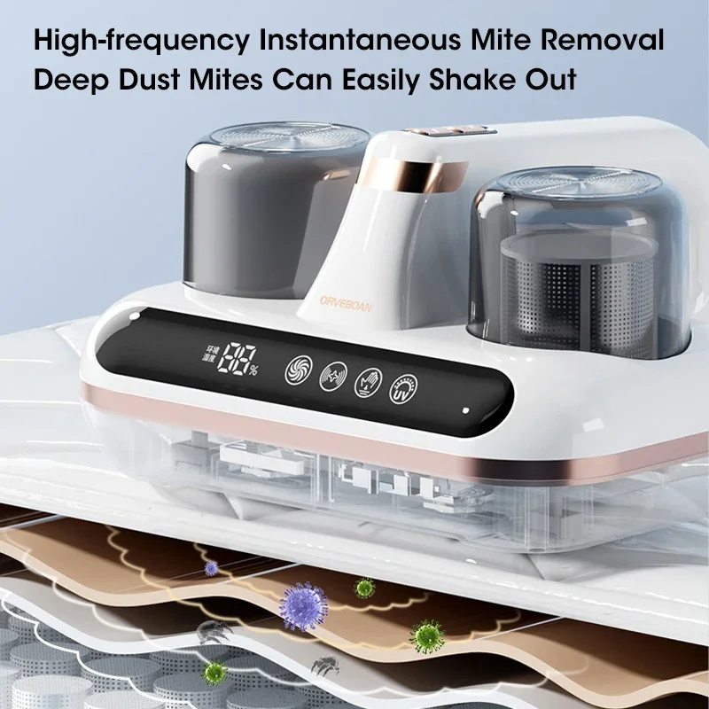Vacuum Mite Remover Cordless Handheld Cleaner Powerful Suction For Cleaning Bed Pillow 4 Vacuum Mite Remover Cordless Handheld Cleaner Powerful Suction For Cleaning Bed Pillow - Image 4