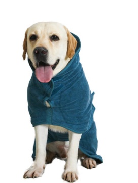 Absorbent Pet Bathrobe With Waist-wrapped 3 Absorbent Pet Bathrobe With Waist-wrapped - Image 3