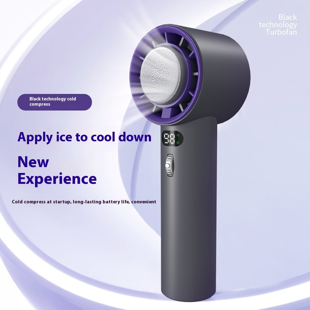 Handheld Turbo Fan 3000mAh Battery Wind Speeds Adjustable Mini Personal Fan 9 Handheld Turbo Fan 3000mAh Battery Wind Speeds Adjustable Mini Personal Fan - Image 9