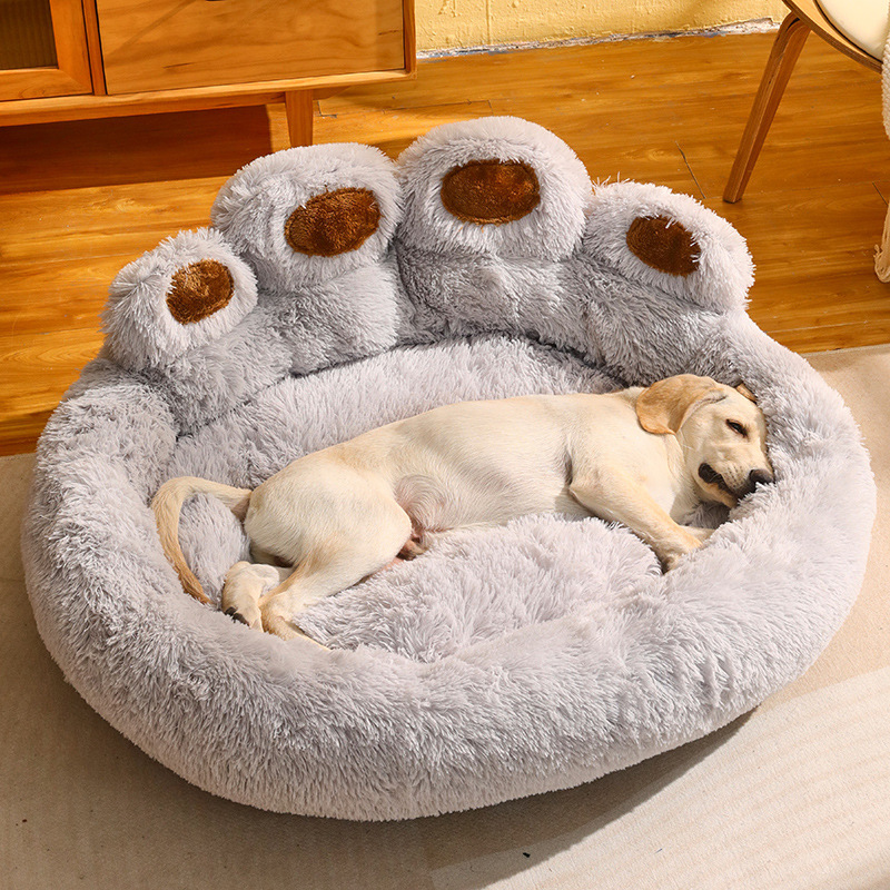Warm Fluffy Dog Bed Sofa Basket 10 Warm Fluffy Dog Bed Sofa Basket - Image 10