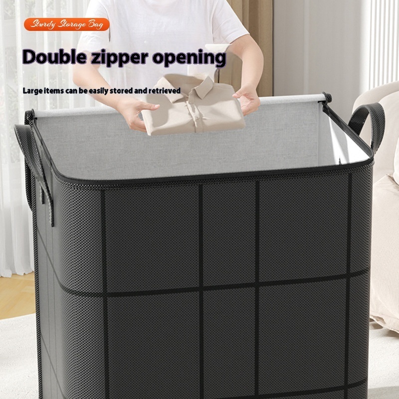 Foldable Clothes Storage Bag Large Capacity Organizer 8 Foldable Clothes Storage Bag Large Capacity Organizer - Image 8
