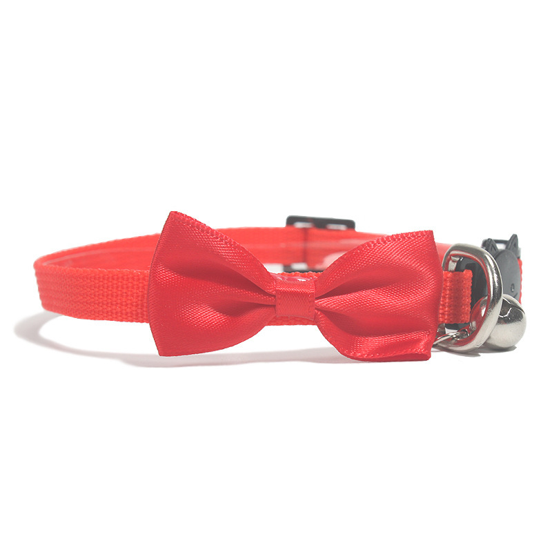 Adjustable Multi-color Pet Bow Collar Nylon Ribbon 8 Adjustable Multi-color Pet Bow Collar Nylon Ribbon - Image 8