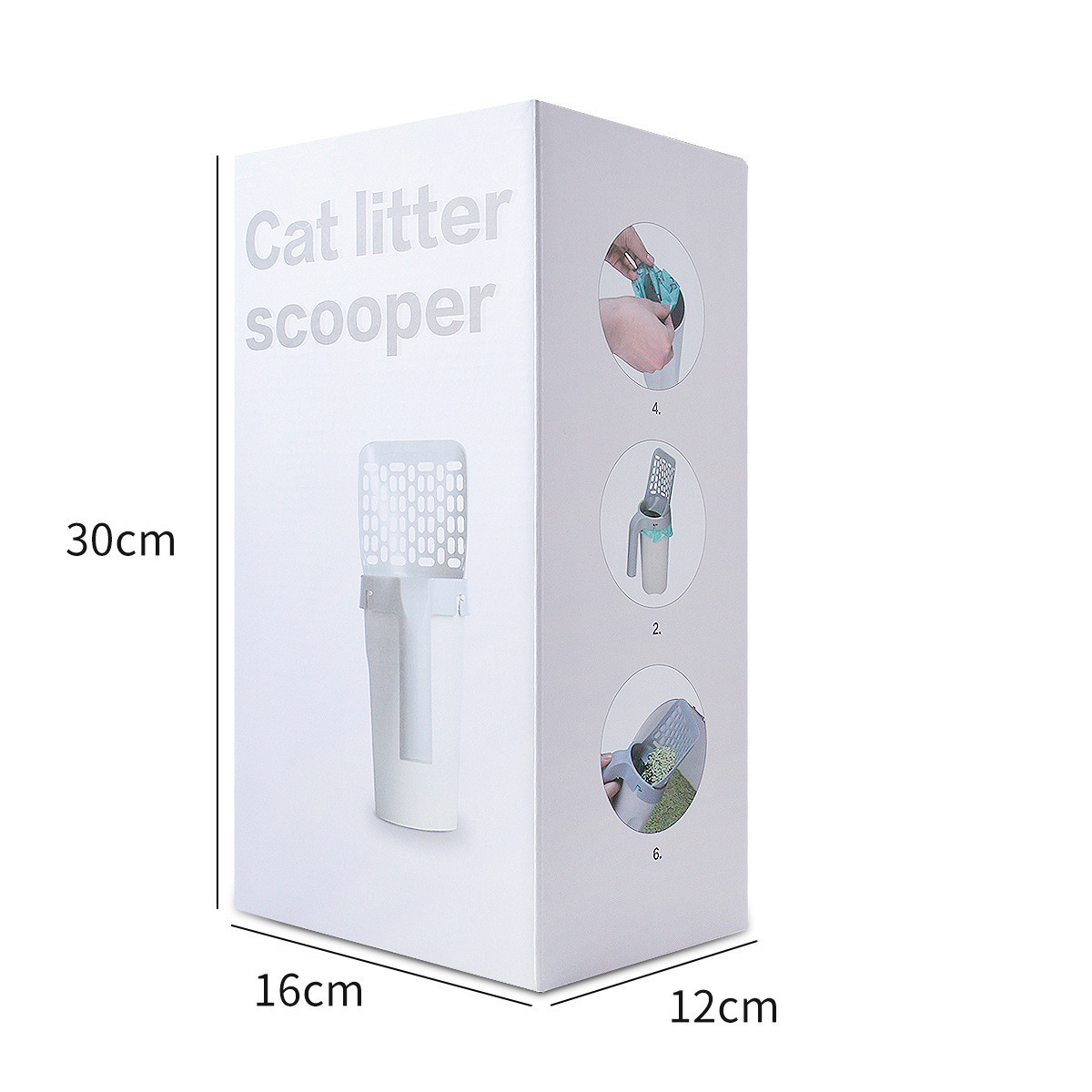 Plastic Cat Litter Scoop Pet Care Sand Waste Scooper Shovel 4 Plastic Cat Litter Scoop Pet Care Sand Waste Scooper Shovel - Image 4