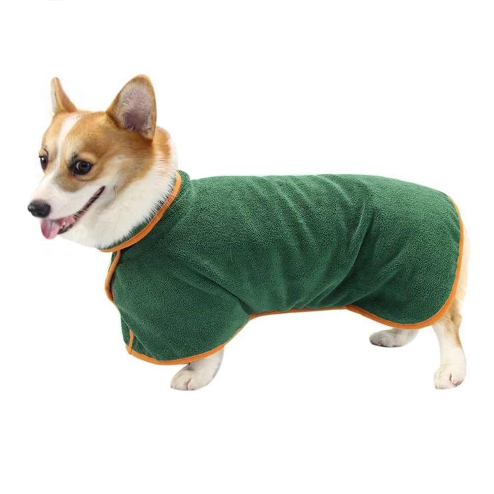 Absorbent Pet Bathrobe With Waist-wrapped 9 Absorbent Pet Bathrobe With Waist-wrapped - Image 9