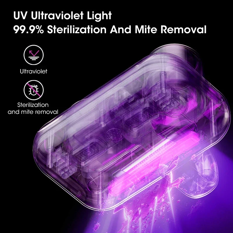Vacuum Mite Remover Cordless Handheld Cleaner Powerful Suction For Cleaning Bed Pillow 6 Vacuum Mite Remover Cordless Handheld Cleaner Powerful Suction For Cleaning Bed Pillow - Image 6