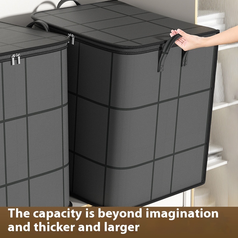 Foldable Clothes Storage Bag Large Capacity Organizer 2 Foldable Clothes Storage Bag Large Capacity Organizer - Image 2