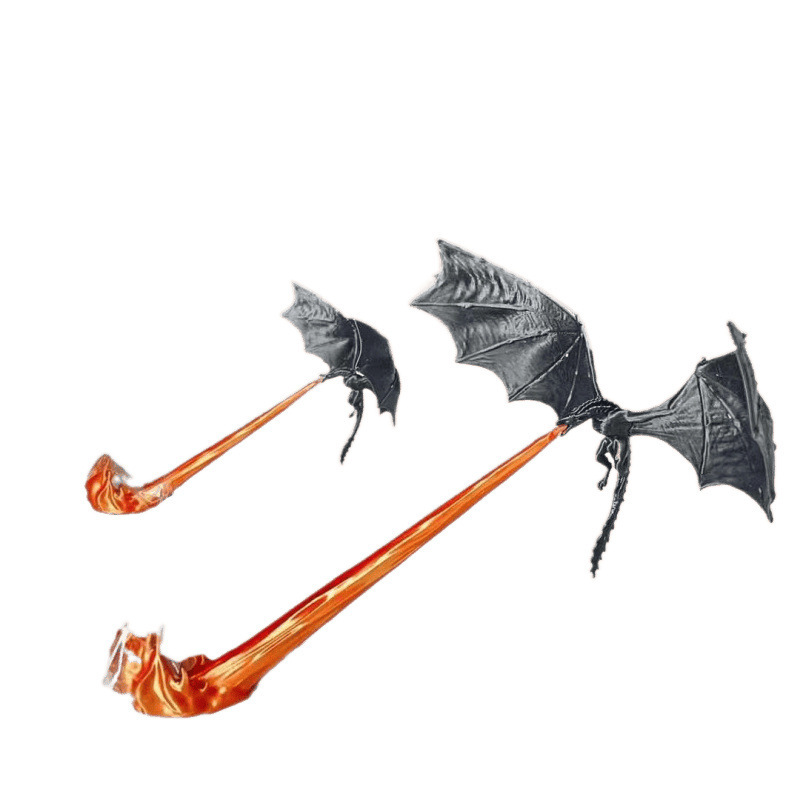 3D Printed Flying Dragon Fire Breathing Dragon Bookshelf Nook Light 4 3D Printed Flying Dragon Fire Breathing Dragon Bookshelf Nook Light - Image 4