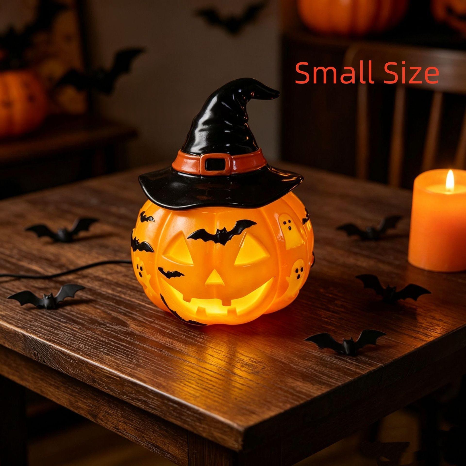 Handcrafted Resin Pumpkin Halloween Night Light USB Powered 10 Handcrafted Resin Pumpkin Halloween Night Light USB Powered - Image 10