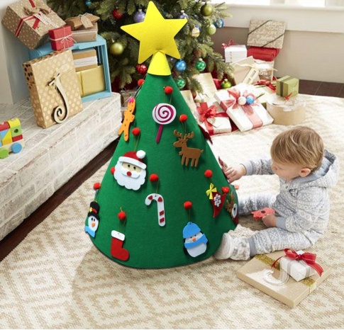 Three-dimensional Christmas Tree Pendant Puzzle DIY 1 Three-dimensional Christmas Tree Pendant Puzzle DIY