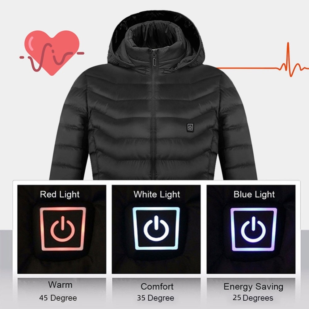USB Heated Jacket Vest For Men 9 USB Heated Jacket Vest For Men - Image 9