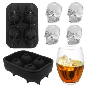 Halloween 3D Silicone Skull