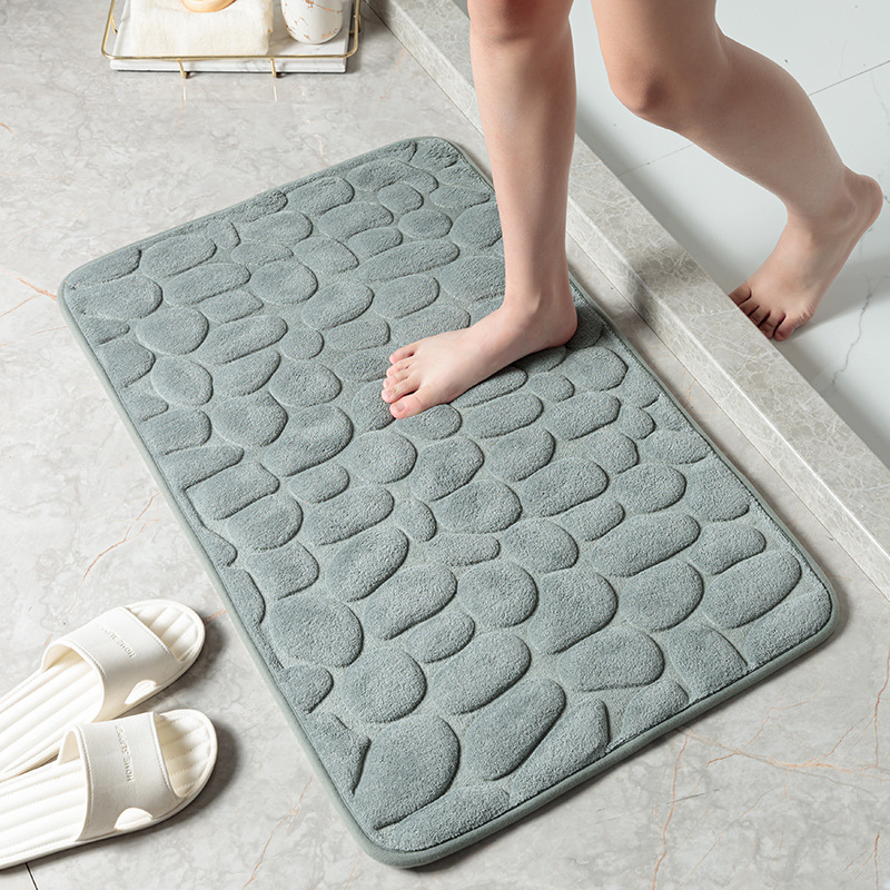 Pebble Stone Bathroom Floor Mat 1 Pebble Stone Bathroom Floor Mat