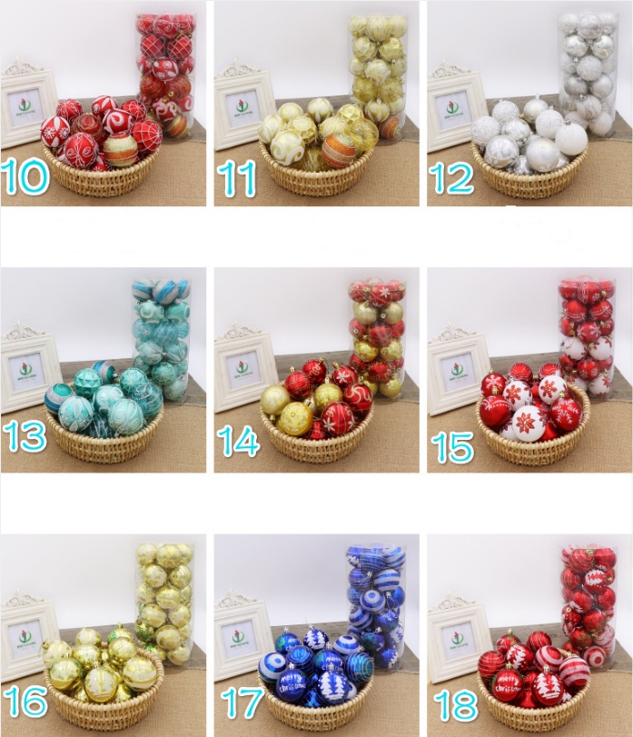 Bright Ball, 6 cm 24, Christmas Tree Decoration 4 Bright Ball, 6 cm 24, Christmas Tree Decoration - Image 4