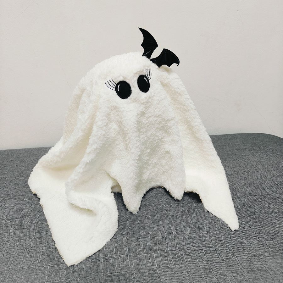 Ghost With Pumpkin Pillow Plush Throw 4 Ghost With Pumpkin Pillow Plush Throw - Image 4