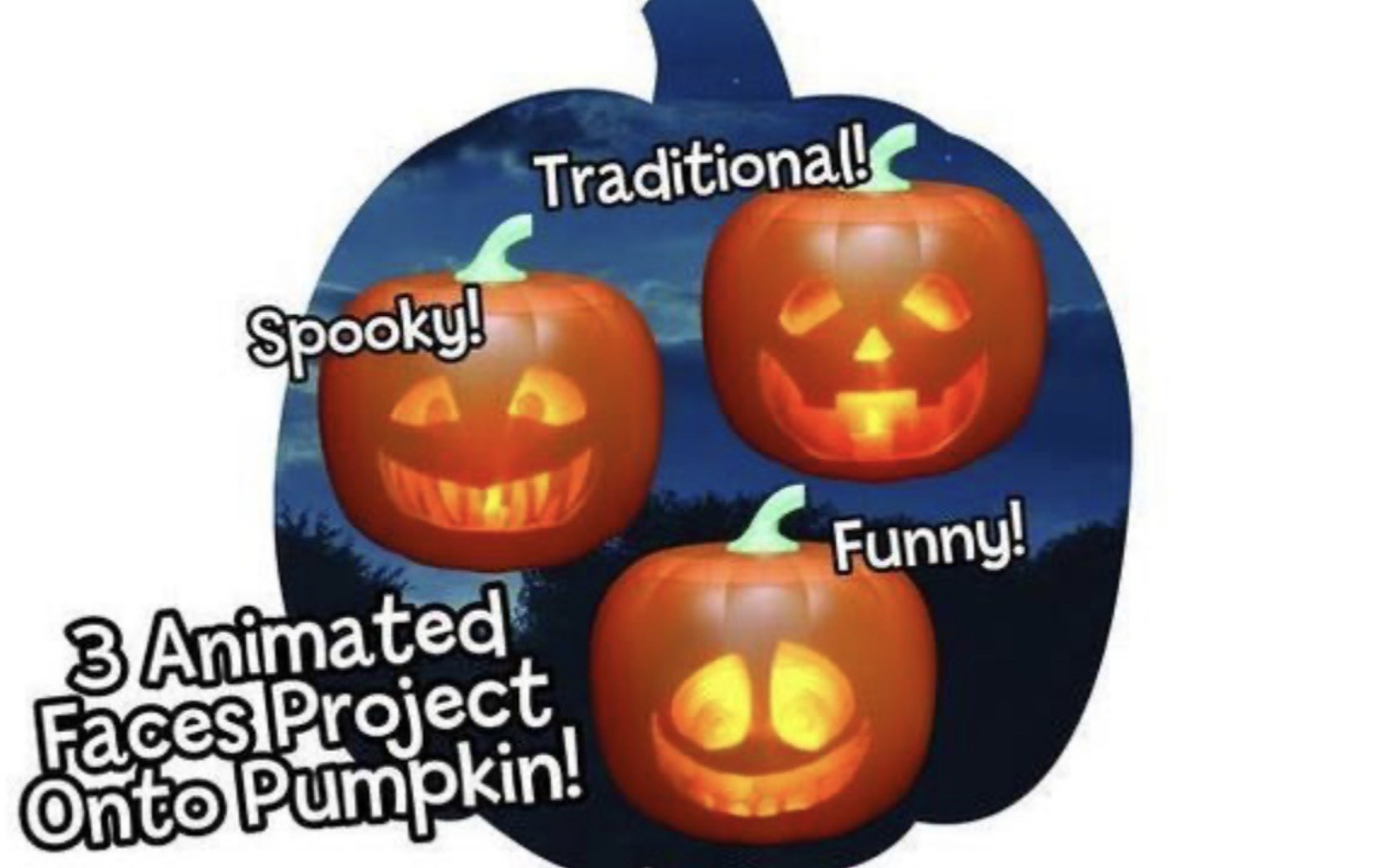 Talking Pumpkin Lantern Projection 5 Talking Pumpkin Lantern Projection - Image 5