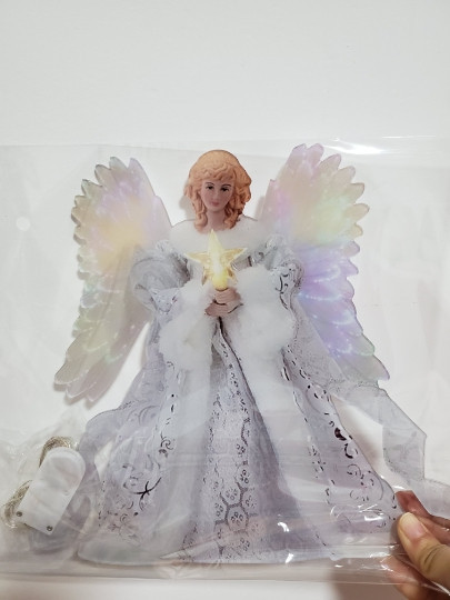 Christmas Tree Decoration Golden Angel Doll 4 Christmas Tree Decoration Golden Angel Doll - Image 4