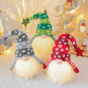 Christmas Gnome Faceless Doll Ornament