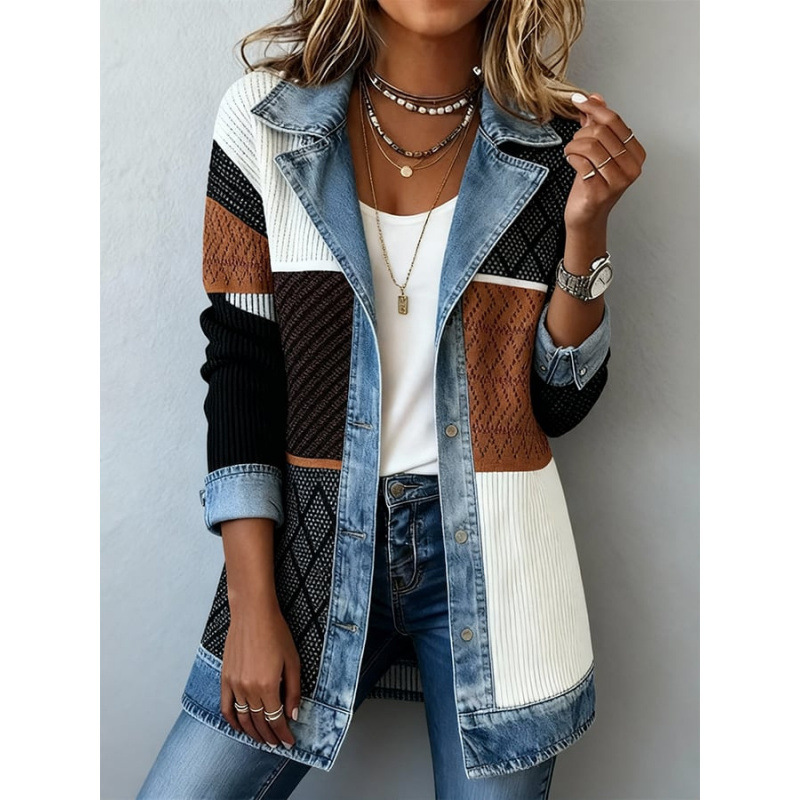 Denim Patchwork Jacket 8 Denim Patchwork Jacket - Image 8